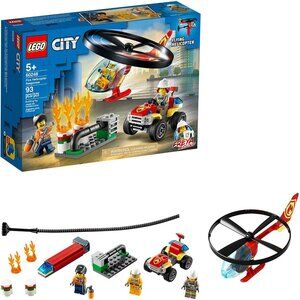 Lego City Fire Helicopter Response Building Set  93 Pieces 60248 Ages 5+ NEW